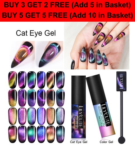 Lilycute cat eye nail - 9d,