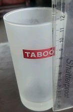 Frosted Taboo Glass. 12.5cm
