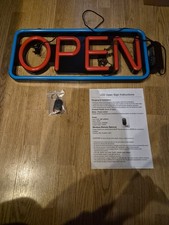 Neon LED Open Sign