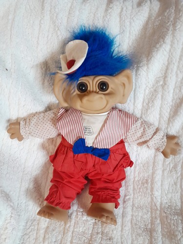 Vintage large uneeda troll - uneeda,
