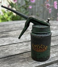Original Vintage Wesco Oiler Can Dispenser Made In England.