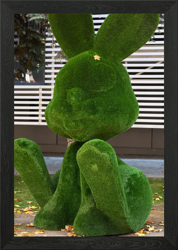 Topiary sculpture framed wall - sculpture,