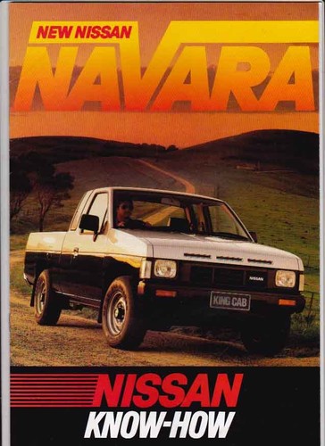 1985 nissan navara - 1985-86, range