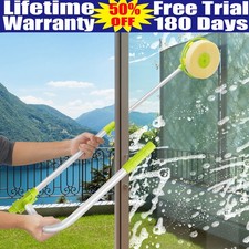 Window Cleaning Tool U Shaped Telescopic Window Cleaner External Glass Washer