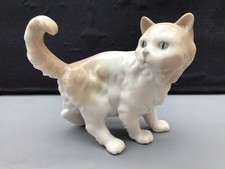 PORCELAIN STANDING  CAT   LIKE