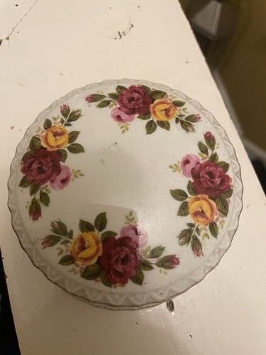 Bone china cottage - "cottage, rose"