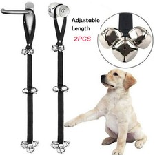 2PCS Pet Puppy Dog Doorbells Rope Potty Toilet Training Housebreaking Lost Bell
