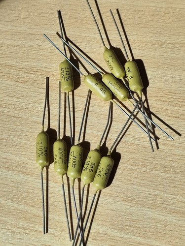 Mullard mustard capacitor - mustard,