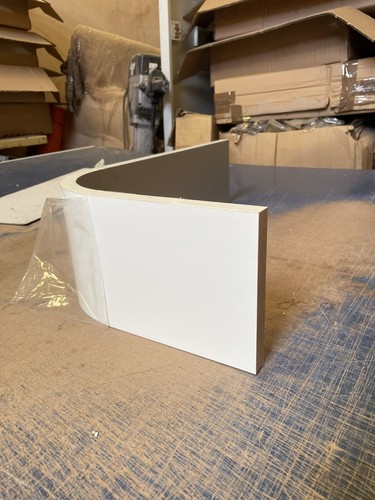 Ivory gloss external curved - gloss,