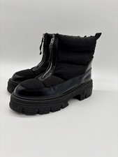 H&M Black Quilted Chunky Sole