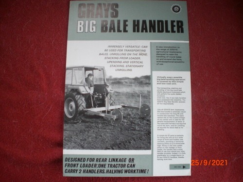 Old leaflet grays big bale - leaflet,
