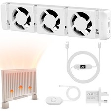 Radiator Fan - Energy efficient  - Up to 22% energy savings – Whisper quiet UK