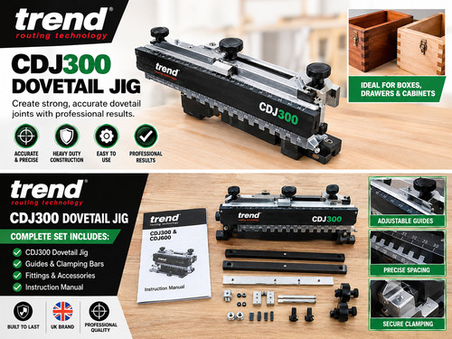 Dovetail jig cdj300 300mm - dovetail,