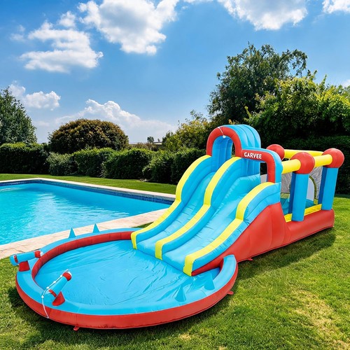 Inflatable castle water park - castle,
