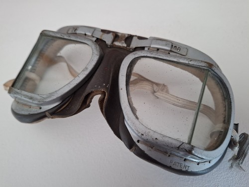 Vintage wwii flying goggles - flying,