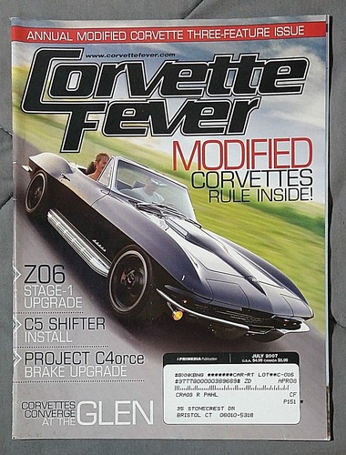 Corvette fever magazine 2007 - corvette,