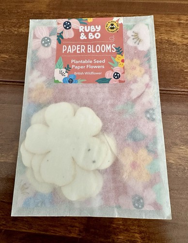Ruby and paper blooms - and,