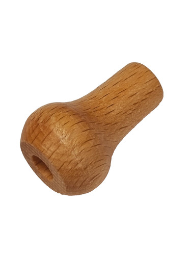 Wooden cord pull end - cord, 3.5cm