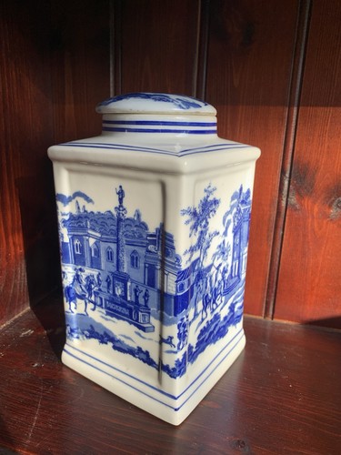 Vintage blue and white willow - blue,