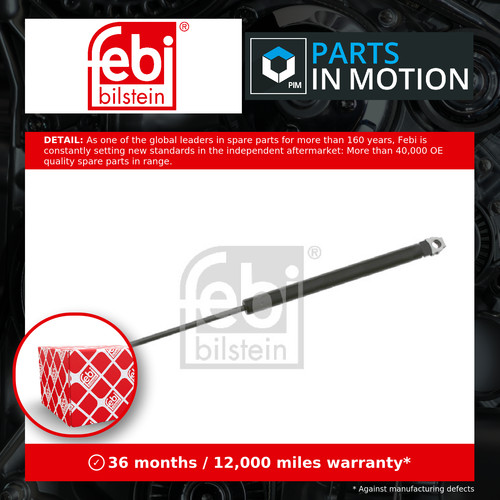 Bonnet gas strut fits - bonnet,