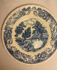 Royal Tudor Ware Small Blue &