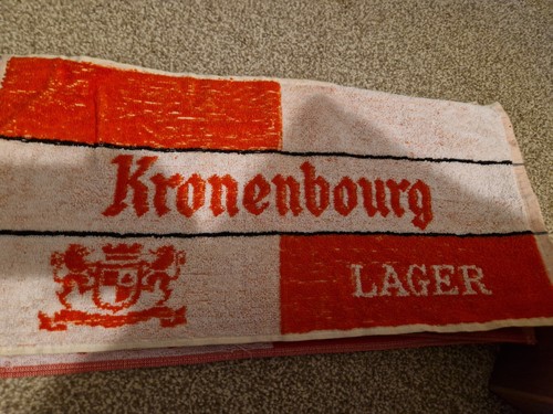 Genuine kronenbourg bar towel - kronenbourg,