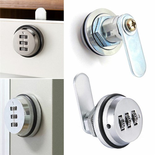 Digit combination lock - 3-digit, cam