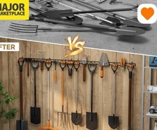 Garden Tool Storage Rack Gardening Caddy Shed Equipment Holder Organizer