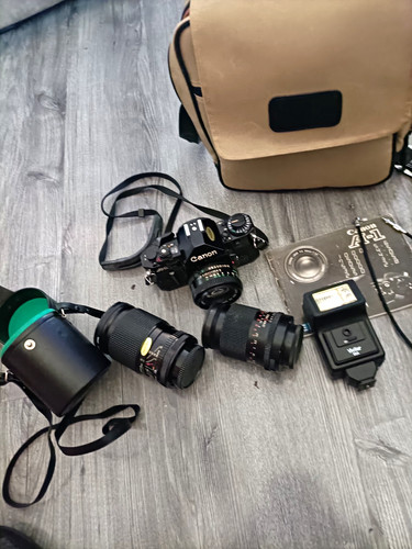 Canon 35mm slr film - film, camera