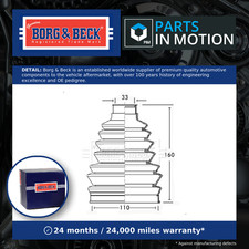CV Joint Boot fits PEUGEOT BOXER 2.5D Front Outer 94 to 02 C.V. Driveshaft B&B
