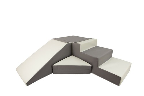 Step slide white grey - v,