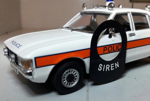 Classic vintage police car - classic,