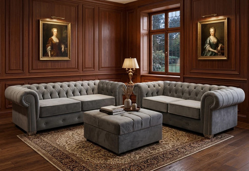 Chesterfield velvet sofa - chesterfield,