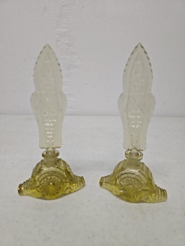 Pair vintage czech - of, perfume