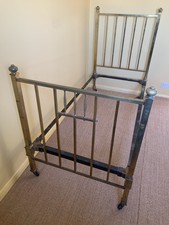 Antique Edwardian Brass Single