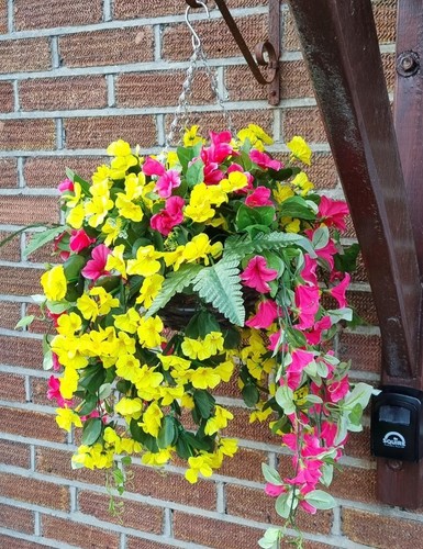 Artificial hanging basket - artificial,