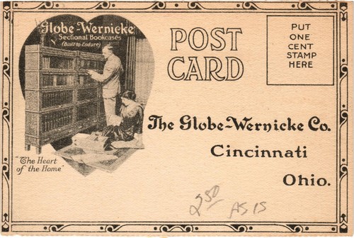 Antique globe wernicke - antique, globe-wernicke