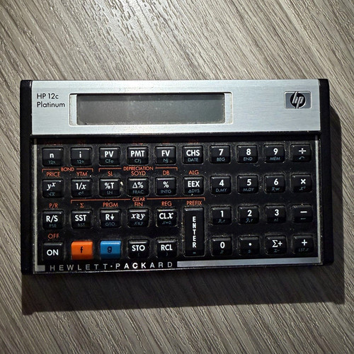 12c platinum financial - hp,
