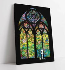 BANKSY FORGIVE US TRESPASSES -