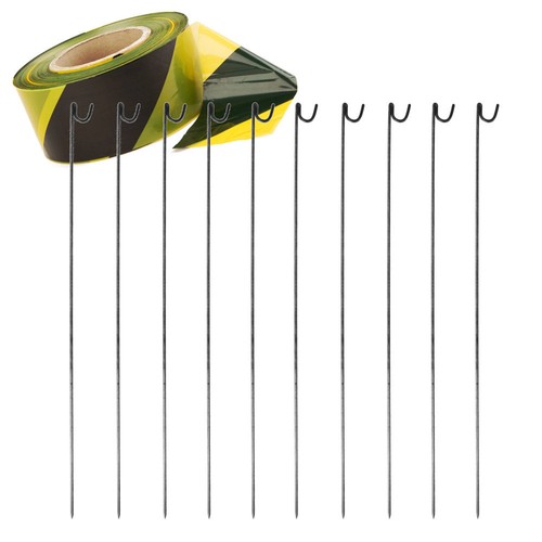 500m yellow black barrier - yellow,