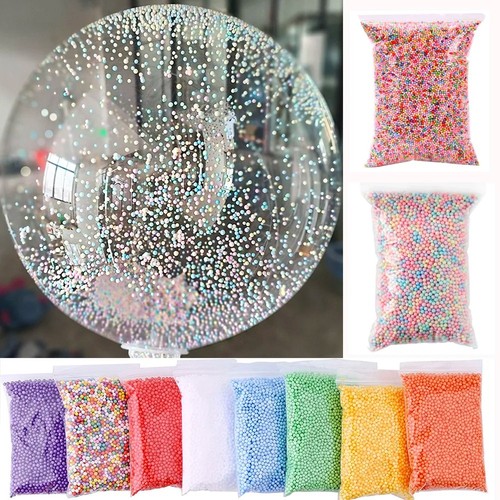 Coloured styrofoam balls - coloured,
