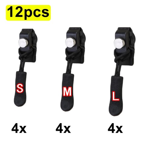 12pcs removable zipper pull - 12pcs,