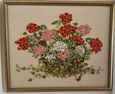 Beautiful Large Crewel Picture