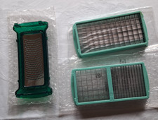 Bundle Genius Nicer Dicer 3 pieces, cutter + grater inserts, very good condition