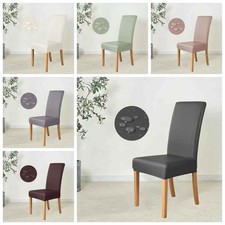 1PC Dining Chair Covers PU