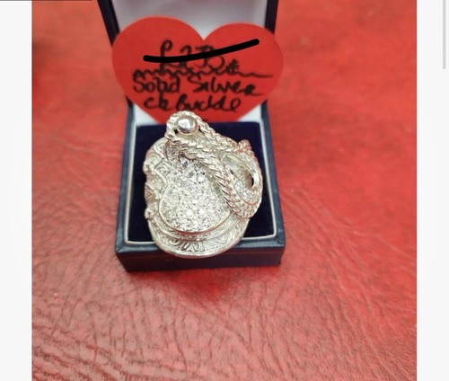 Silver saddle ring - saddle,