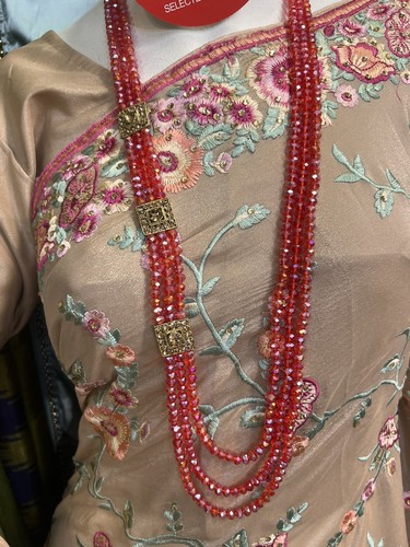 Long digital print beads - long,