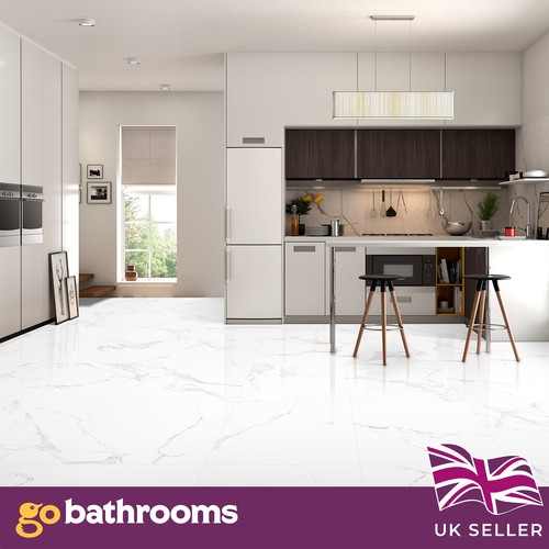 White marble porcelain - white,