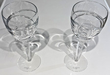 TWO Hock/Wine Glasses
