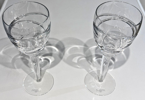 Two wine glasses waterford - glasses,